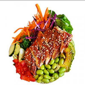 P13. Teriyaki Eel Pokebowl