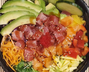101. Poke Saumon et Thon / Salmon and Tuna
