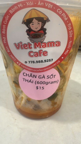 #CHICKEN FEET WITH THAI SPICY  SAUCE /CHÂN GÀ SỐT THÁI