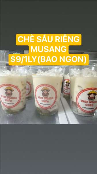 #.MUSANG DURIAN DESSERTS IN COCONUT MILK-椰子奶木桑榴槤甜品-CHÈ SẦU RIÊNG MUSANG KING