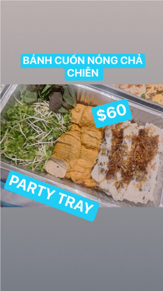 #.THE MINCHED PORK RICE ROLLS WITH PORK HAM /BÁNH CUỐN CHẢ CHIÊN