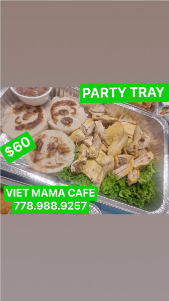#.STICKY RICE WITH FREE RANGE CHICKEN TRAY /煲雞配糯米飯/XÔI HẤP GÀ CHẠY BỘ (1 CON)