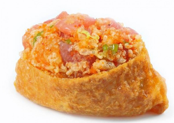 21A. Maguro Gunkan (Inari)/ Thon épicé, tempura / Spicy tuna