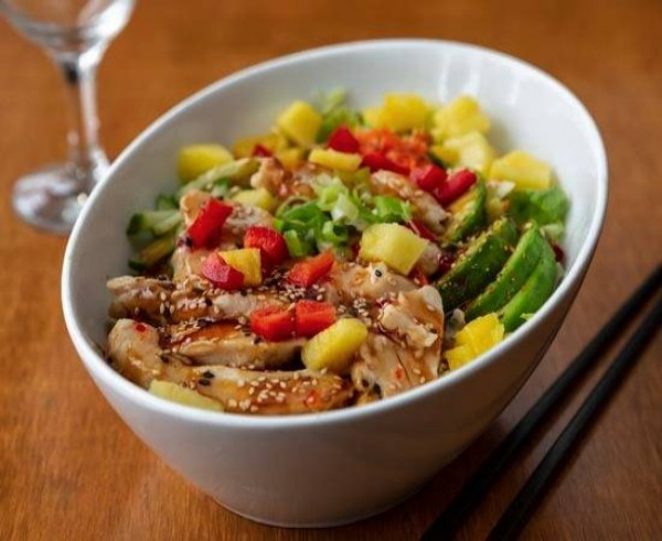 Poke Poulet ananas
