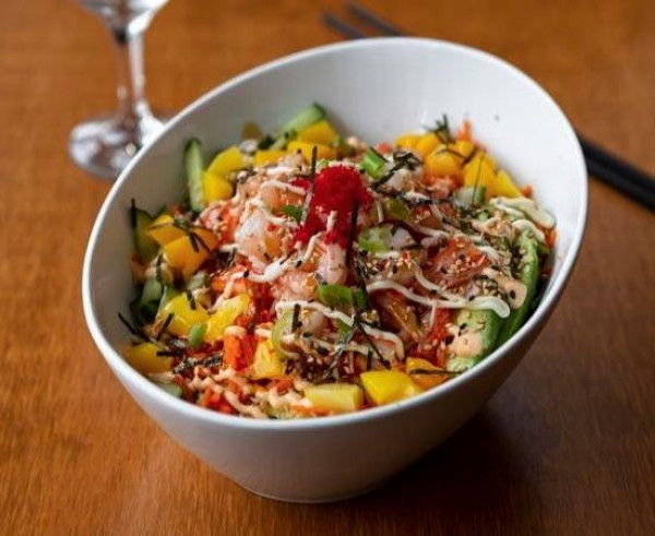 Poke Crevette tropical