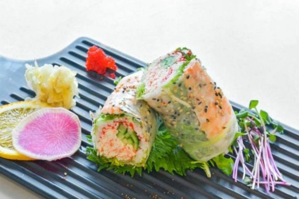 Maki de printemp aux crevettes