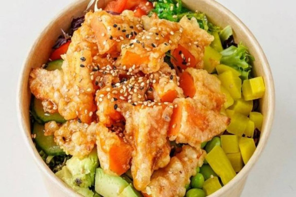 Poké végé - patate douce