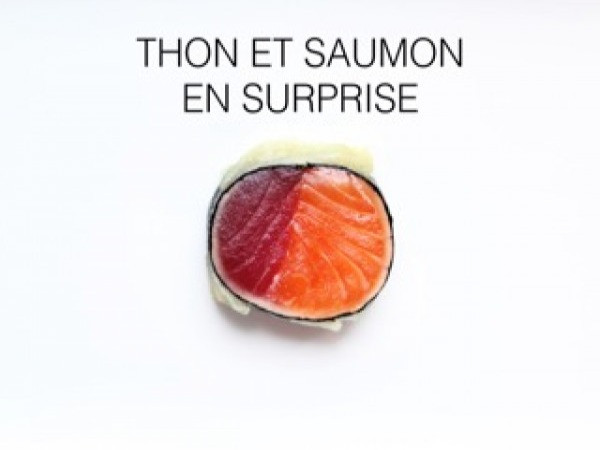 THON ET SAUMON EN SURPRISE (8 MCX)