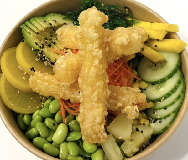 Poké Crevette Tempura