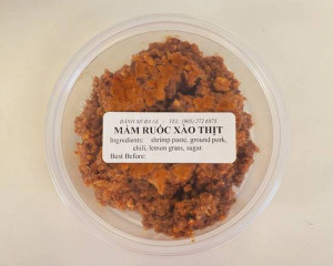 Pork Stew & Fermented Shrimp (Mắm Ruốc Xào Thịt)