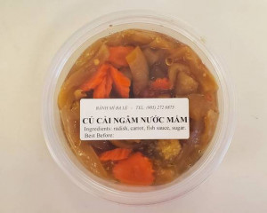 Radish + Carrot in Fish Sauce (Củ Cải Ngâm Nước Mắm)