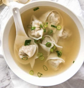 1. Small wonton soup