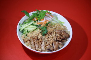 2. Dry chicken pho ( with small soup )