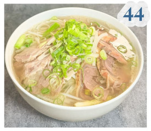 44. PHỞ BÒ GÀ (TÁI, NẠM, GÂN, SÁCH, BÒ VIÊN, GÀ)