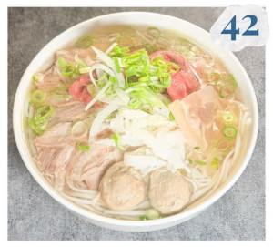 42. PHỞ ĐẶC BIỆT (SPECIAL) (TÁI, NẠM, GÂN, SÁCH, BÒ VIÊN)