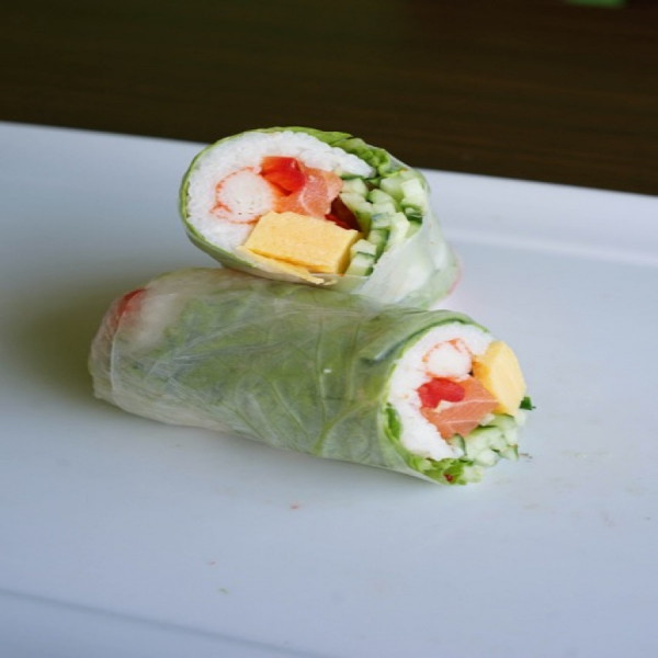 85. Maki de printemps au saumon