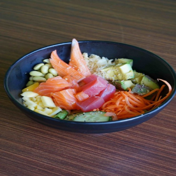 154. Poke thon et saumon