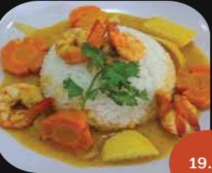 Curry de crevettes 