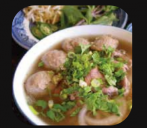 Boeuf saignant et boulettes