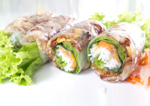 A4 Grilled Pork Fresh rolls 2pcs