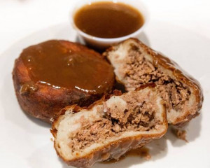 Beef Knish with Gravy