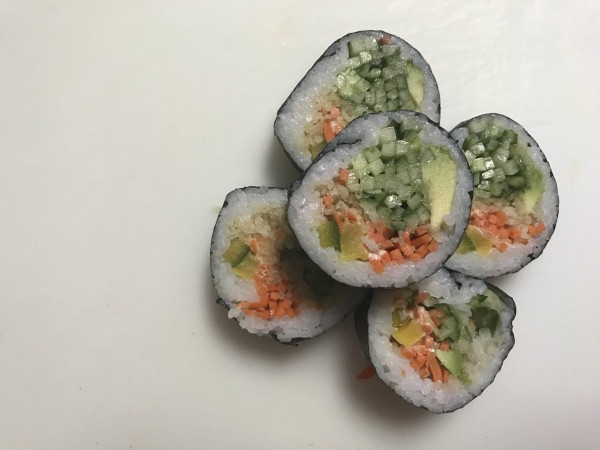 45. Futomaki au végé de légumes / Vegetable Veggie Futomaki