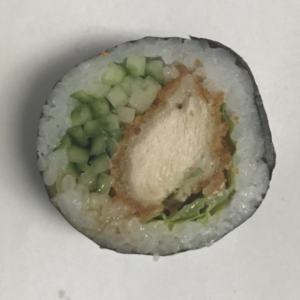 64. Futomaki au poulet tempura / Chicken Tempura Futomaki