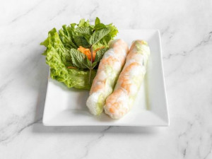 1. Salad Rolls with Shrimp or Chicken