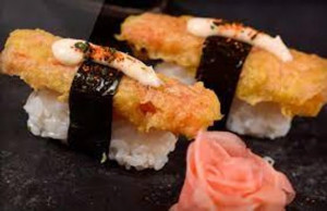 N16. NIGIRI Crabe Tempura Épicé 