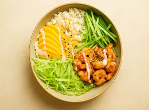 Poke Crevette Tempura    