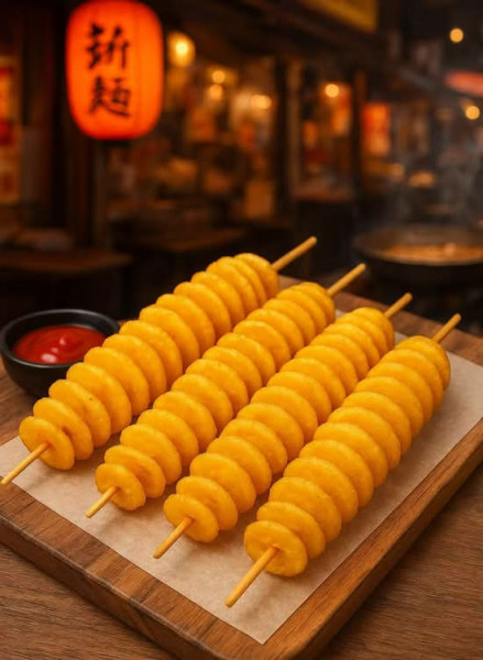 14. Pommes de Terre Tornade Dorées / Golden Tornado Potato