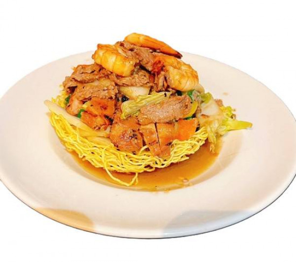 X ĐB🐄🐔🍤Assiette de légumes sautés avec boeuf, poulet, crevettes / Stir-Fry Vegetables with