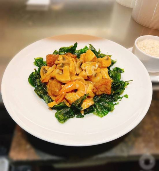 XFDM🍤🐟🐚Fruits de mer sautés à la sauce d'arachides / Stir-Fry Peanut Seafood