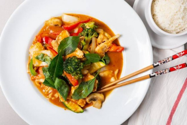 🐔Poulet sautés aux cari rouge / Curry Chicken