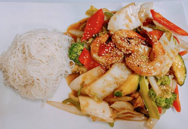 Crevettes sautées à la citronnelle / Lemongrass Shrimp