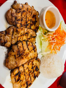 Porc grillé/Grilled pork