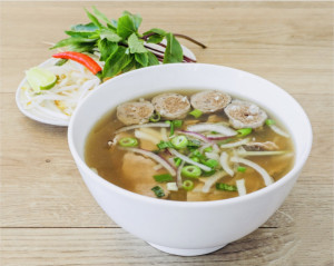 P9 Flank and Beef Ball Noodle Soup