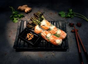 1. Gỏi Cuốn -  Fresh Summer Rolls (2 Rolls)