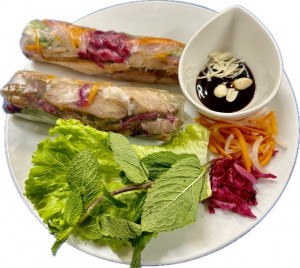 G2. Rouleaux de printemps au poulet barbecue (2)