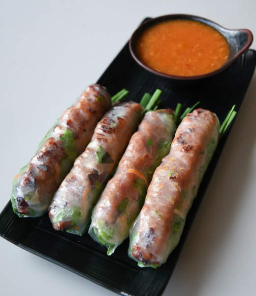 Grilled Pork Sausage Rolls