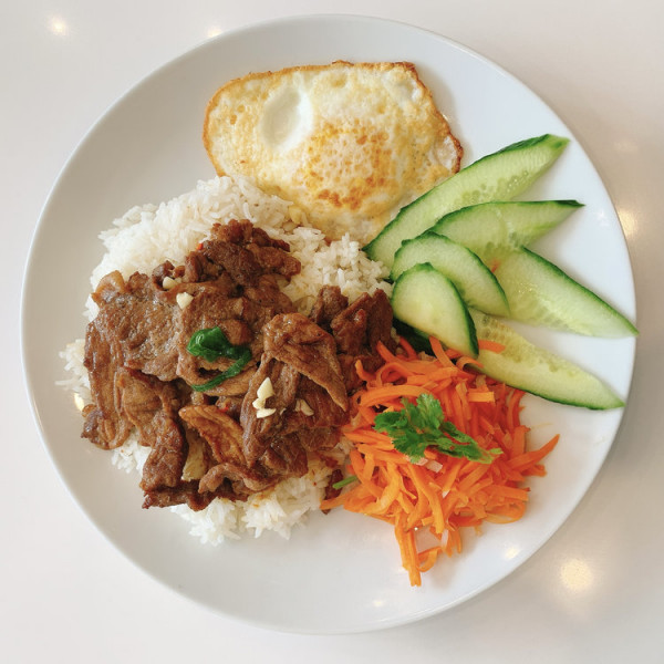 Grilled Pork on Rice