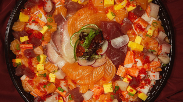 Rainbow Chirashi Platter