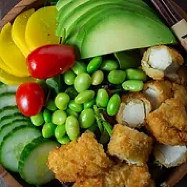 B5. Poké poulet panne