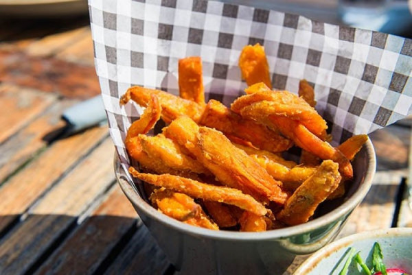 Poulet Katsu et Patates Sucrée