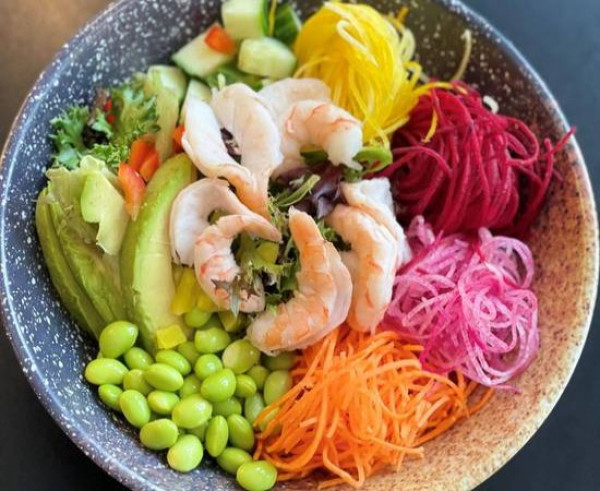 Poké bol de Crevettes