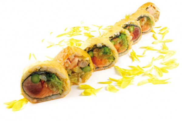 Saké Tempura (6 mcx)