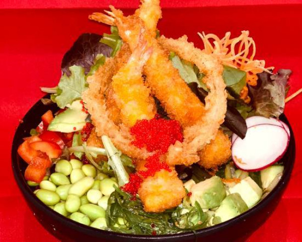 Poké Crevettes Frites