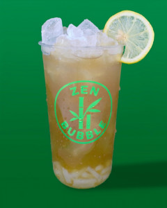 Thé au litchi et litchi jelly