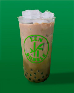 Thé au lait cacao et tapioca