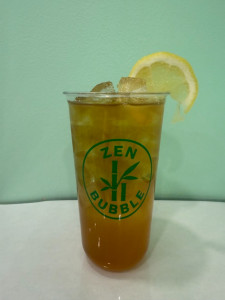 Thé au pears avec jelly